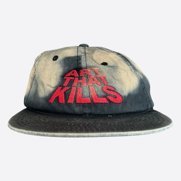 Gallery Dept Sunfaded Black & Red Art That Kills Trucker Hat - Picture 1 of 5